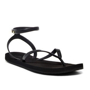 Reef Black Stargazer Wrap-Around Ankle Sandal Sz 7